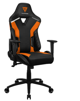 Scaun de gaming ThunderX3 TC3, Black/Orange 