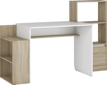 Masa birou Table 2 sanoma / white 