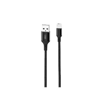 Type-C Cable XO, Braided NB143, 2M, Black 