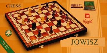 Шахматы утяжеленные 42x42x2.5 см, 1.70 кг, король 8.5 см DAX Jowisz (6107) 