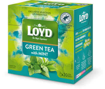 купить LOYD Green Tea with Spearmint, зеленый чай, 20 пак. в Кишинёве 