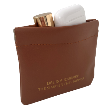 Комплект из 3 косметичек Ivory / Brown 