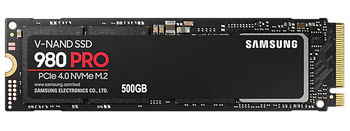 .M.2 NVMe SSD  500GB Samsung 980 PRO [PCIe 4.0 x4, R/W:6900/5000MB/s, 800/1000K IOPS, Elpis, 3DTLC] 