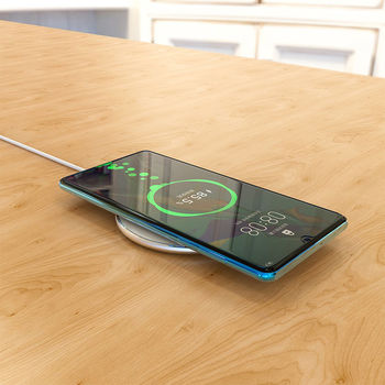 Беспроводная зарядка Borofone BQ3 Pro 15W wireless fast charger [Silver] 
