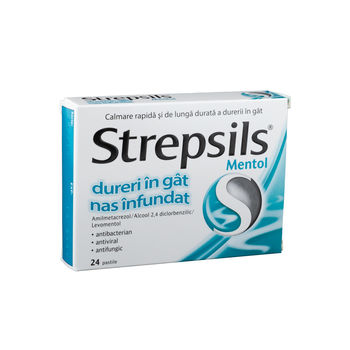 cumpără Strepsils Mentol pastile N12x2 în Chișinău 
