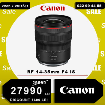 Canon RF 14-35mm F4L IS (DISCOUNT 1600 lei) 