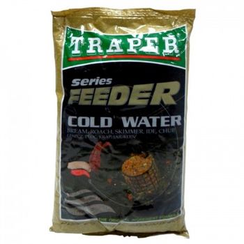 Прикормка TRAPER FEEDER 1kg COLD WATER 