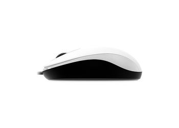 Mouse Genius DX-110, Optical, 1000 dpi, 3 buttons, Ambidextrous, White, USB 