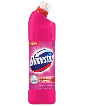 Dezinfectant înălbitor anticalcar Domestos Extended Power Pink Fresh, 750 ml 