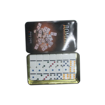 Joc logic "Domino" in cutie din metal 51679 (4934) 