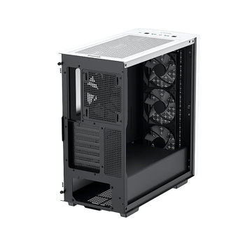 Корпус Case Middletower Deepcool CK560 WH ATX White, no PSU, Side panel Tempered Glass,  2xUSB3.0, 1xType-C, Audio x 1/Mic x 1, Pre-Installed LED Fans: Front 3X120mm, Rear 1X140mm (carcasa/корпус)