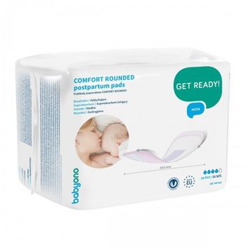 купить BabyOno прокладки послеродовые Comfort Rounded, 15 шт. в Кишинёве 