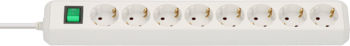 купить Удлинитель 8-розеток (удлинитель с повышенной защитой от прикосновения, переключателем и кабелем длиной 3 м) в Кишинёве 