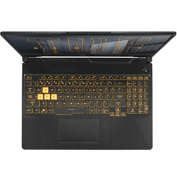 Laptop 15.6" ASUS TUF Gaming F15 FX506HC, Intel i5-11400H 2.7-4.5GHz/8GB DDR4 3200/M.2 NVMe 512GB SSD/GeForce RTX3050 4GB GDDR6/WiFi 6 802.11ax/BT5.1/USB Type C/HDMI/Backlit RGB Keyboard/15.6" FHD IPS LED-backlit 144Hz (1920x1080)/NoOS/Gaming FX506HC-HN011