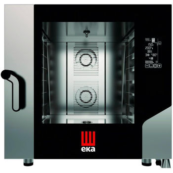 Cuptor profesional Tecnoeka MKF664BM cu convecție, 6 tave