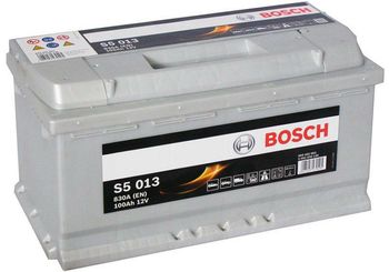 АКБ Bosch S5 12V 100Ah 830EN 353x175x190 -/+ BOSCH 