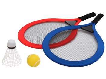 Set pentru tenis + 2 minge + fluturas 