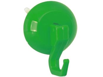 Крючок на присоске MSV 5.5cm, зеленый, пластик 
