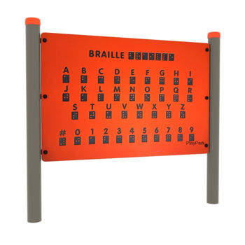 Panou educational "Alfabetul si numerele Braille" 