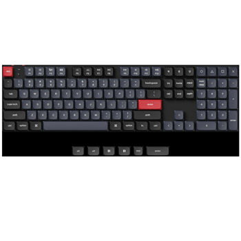 Клавиатура Keychron K5 Pro QMK/VIA Wireless Custom Mechanical Keyboard (K5P-H1) Black, Ultra-slim, Full Size layout, RGB Backlight, Gateron Low-Profile 2.0 Mechanical Red Switch, Hot-Swap, Bluetooth, USB Type-C, gamer (tastatura/клавиатура)