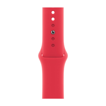 Apple Watch Series 9 GPS, 41mm (Product)Red Aluminium Case with (Product)Red Sport Band - M\L, MRXH3 