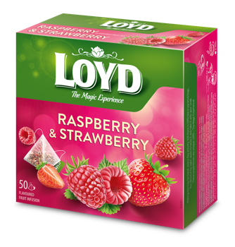 LOYD Raspberry & Strawberry, 50 пак 