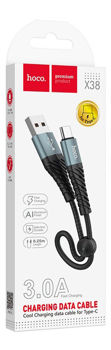 Hoco X38 Cool Charging data cable for Type-C(L=0.25M) 