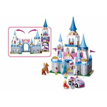 купить КОНСТРУКТОР GIRL IS DREAM Sapphire Castle - САПФИРОВЫЙ ЗАМОК 818pcs в Кишинёве 