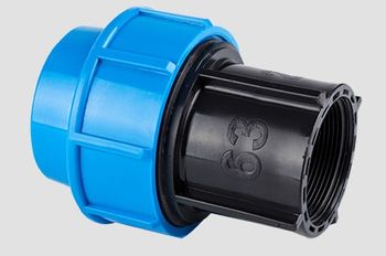 cumpără Adaptor compresiune D. 90 x 2.1/2" FI / 6 T  UNISERA în Chișinău 