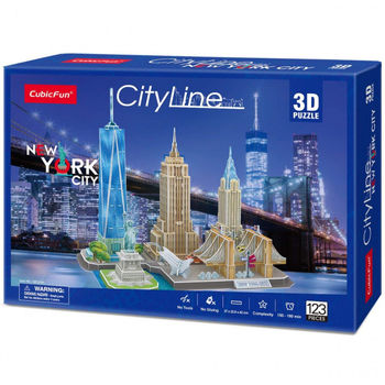 купить CubicFun пазл  3 D City Line New York в Кишинёве 