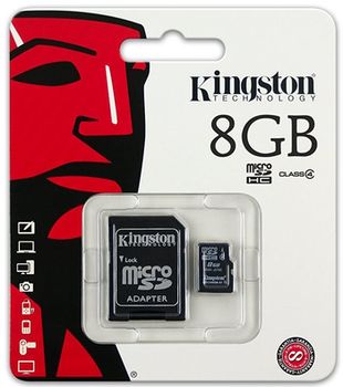 Kingston 8GB microSDHC Class4 