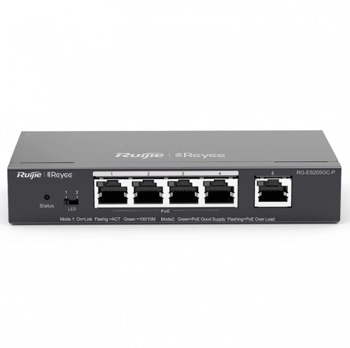 Switch Ruijie Cloud (POE, Gigabit, 5 port, Metal case) 