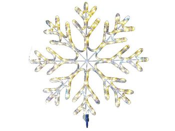 Световая фигура "Снежинка" LED, D58сm, цвет тепло-белый 
