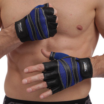 Перчатки для фитнеса кожаные L BC-1018 (6309) 