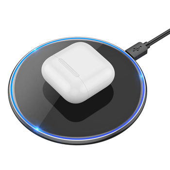Беспроводная зарядка Hoco CW6 Pro 15W wireless fast charger [Black] 