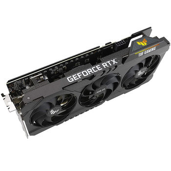 Видеокарта ASUS TUF-RTX3060TI-O8G-V2-GAMING, GeForce RTX3060Ti 8GB GDDR6, 256-bit, GPU/Mem speed 1785/14Gbps, PCI-Express 4.0, 2xHDMI 2.1/3xDisplay Port 1.4a (placa video/видеокарта)