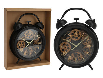 Часы-будильник с римскими цифрами D30cm 