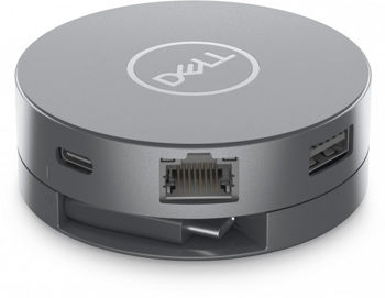 Dell DA305 6-in-1 USB-C Multiport Adapter - 2xUSB-A 3.2 gen2, RJ-45, 1x SB-C 3.2 Gen2, HDMI, DP, 84g 