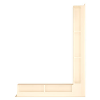 Вентиляционная решетка для камина SAVEN Loft Angle 90х800х600 угловая 