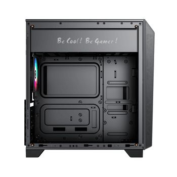 Case ATX GAMEMAX Nova N5, w/o PSU, 1x120mm, FRGB LED fan, ARGB LED strip, TG, USB 3.1, Black 