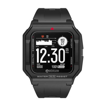 Zeblaze Smart Watch Ares, HR and BP Monitoring, 170mAh, Black 