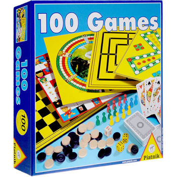 Настольная игра "100 игр" 41422 (11428) 