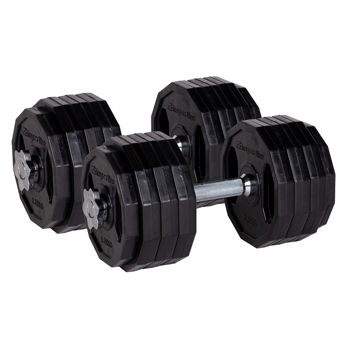 Single-Handed Plate-Loaded Dumbbell Set inSPORTline Ruberton 2 x 20 kg 459-2x20KG-SET 