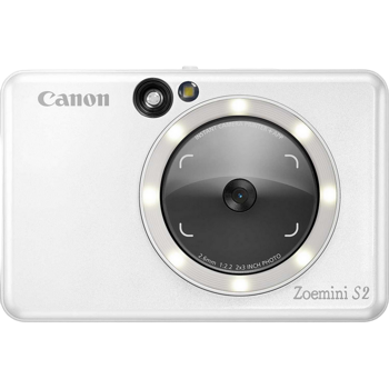 Mini Photo Printer Camera Canon Zoemini S2 ZV223 PW, Pearl White 