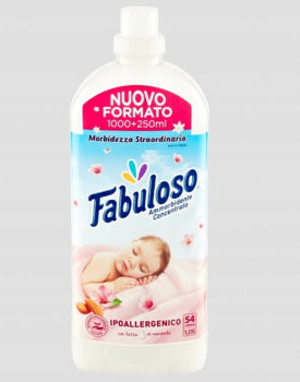 FABULOSO Гипоаллергенный кондиционер для белья, 54 стирки,  1250ml 