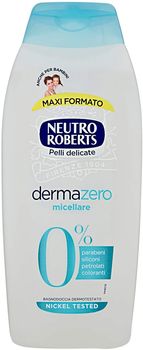 Gel de dus Neutro Roberts Dermazero cu apa micelara, 500ml 