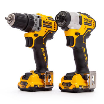 купить Набор аккумуляторного инструмента DeWALT DCK2110L2T (DCD701+DCF801) в Кишинёве 