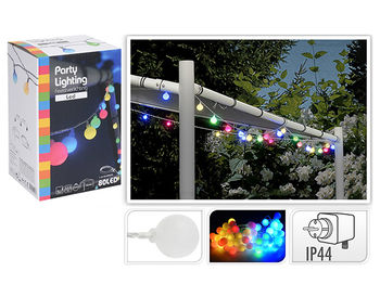 Ghirlanda luminoasa decorativa 80LED multicolora, 16m, D2.5cm 