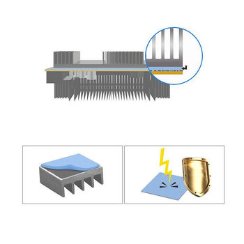 Pasta termoconductoare Arctic High Performance Thermal Pad APT2560 Blue, 145x145mmx1mm, Continuous Use Temperature -40~200 degree celcius