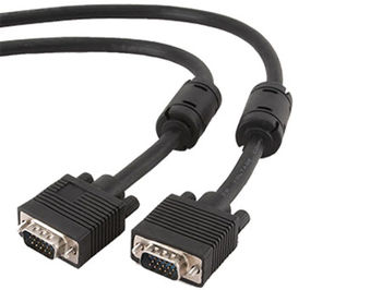 Gembird CC-PPVGA-6B Premium VGA HD15M/HD15M 1.8m dual-shielded w/2*ferrite core 1.8m cable, black (cablu VGA/кабель VGA)